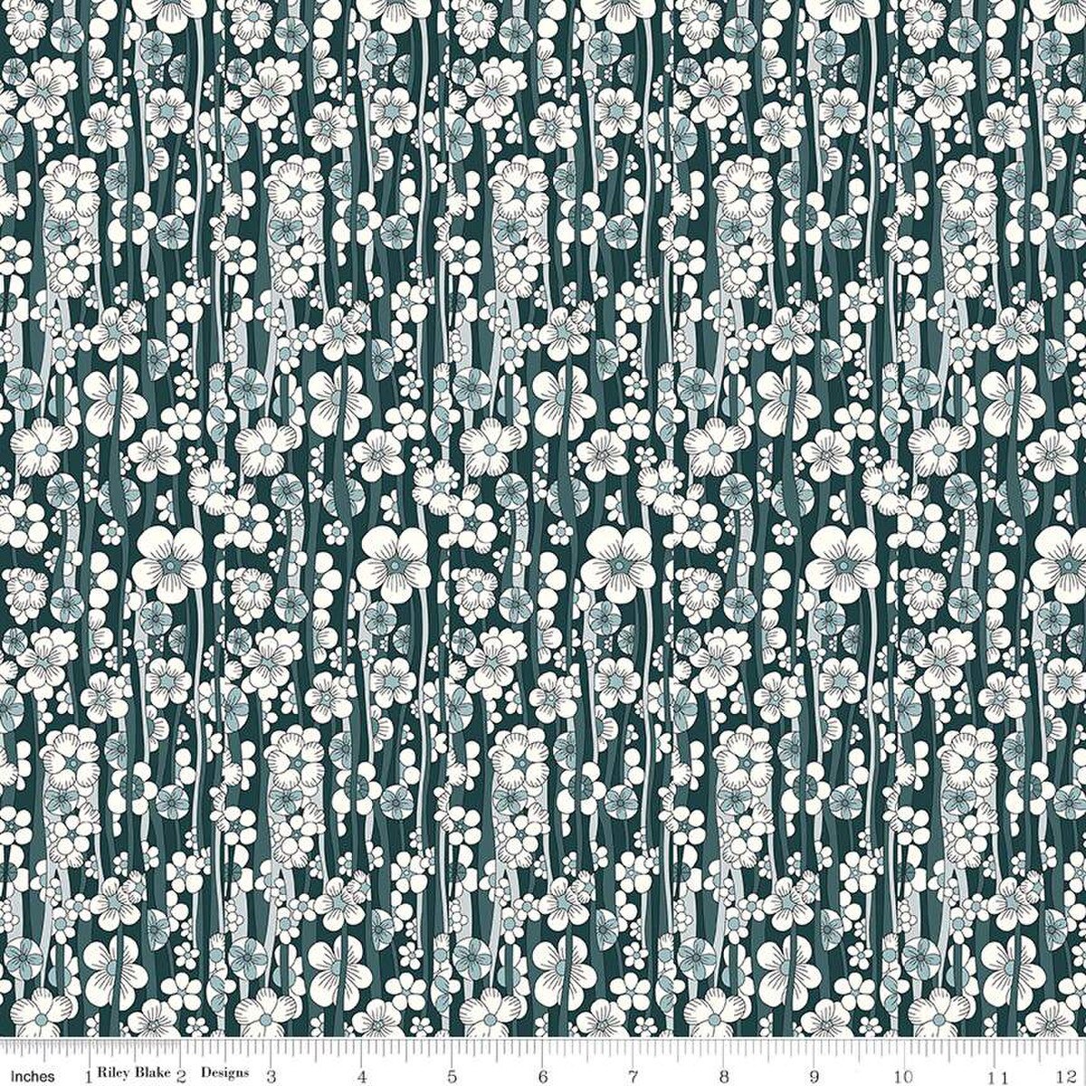 Floral Waterfall A for Arthur's Garden Collection by Liberty Fabrics for Riley Blake Designs