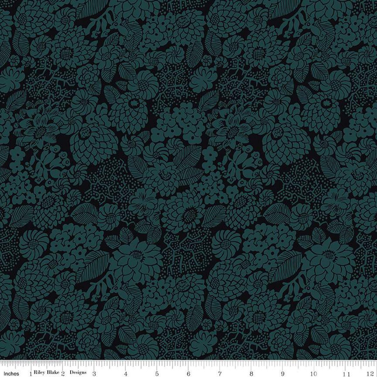 Dahlia Garden B for Arthur's Garden 2 Collection by Liberty Fabrics for Riley Blake Designs
