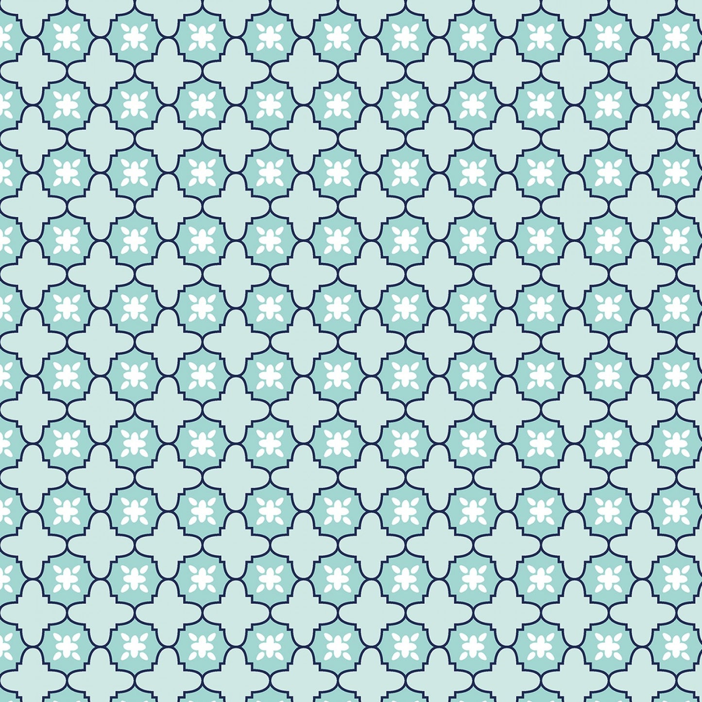 Aqua Tiles by Benartex