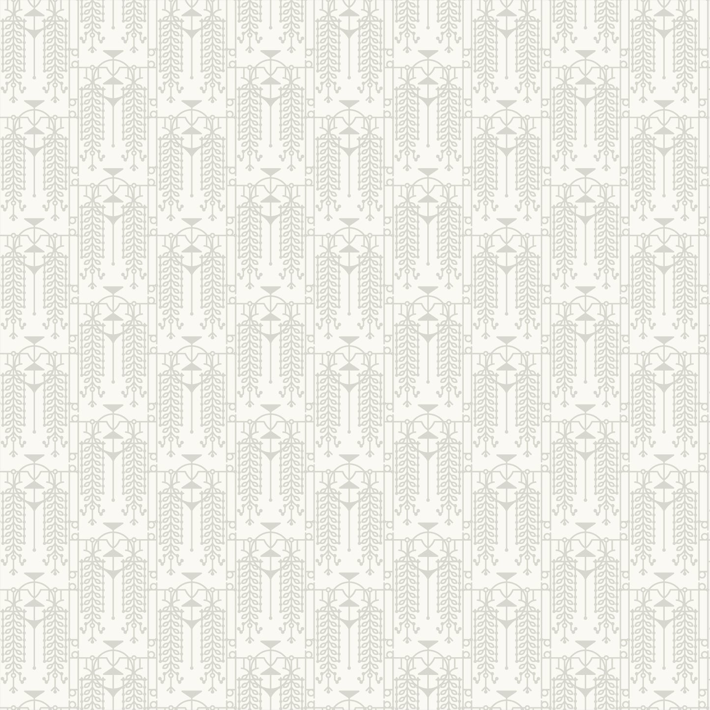 House is Beautiful, Design A, Oyster Shell White fabric swatch
