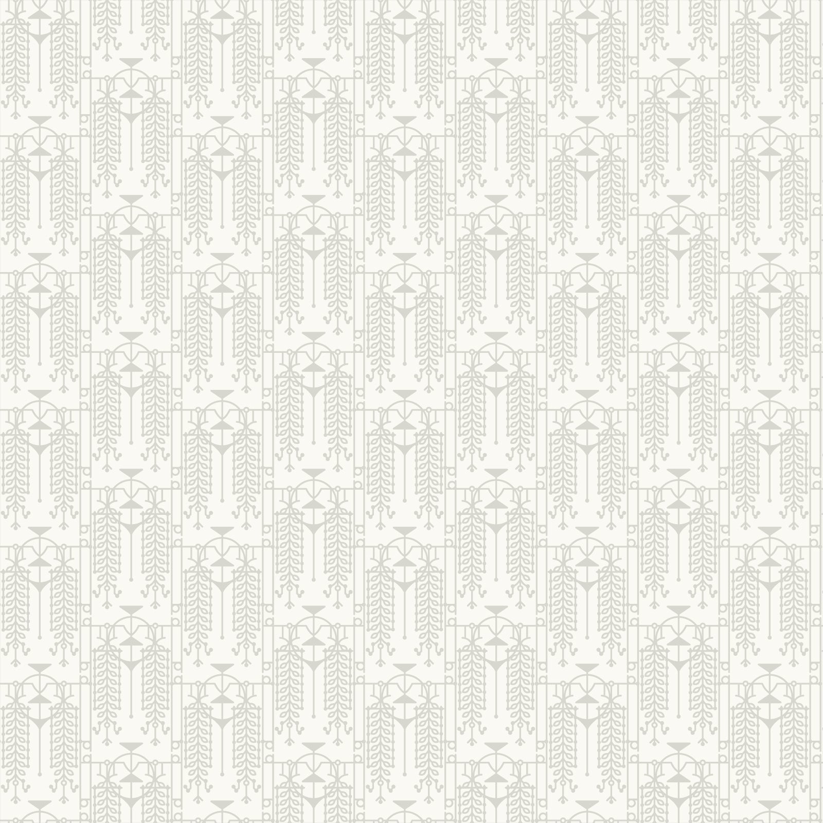 House is Beautiful, Design A, Oyster Shell White fabric swatch