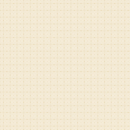 House is Beautiful, Design C, Cream, fabric swatch