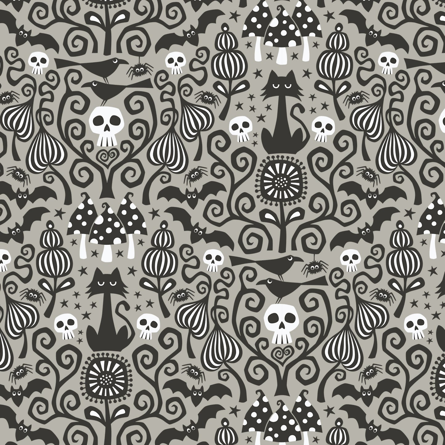 The Black Cat by Cloud 9 Fabrics