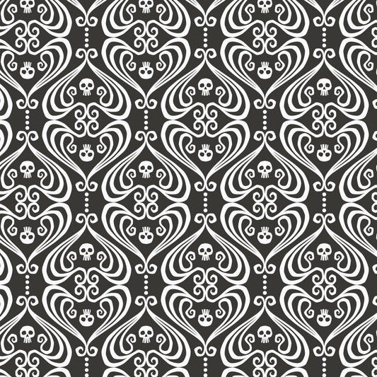 Ornaments in Black/White by Cloud 9 Fabrics