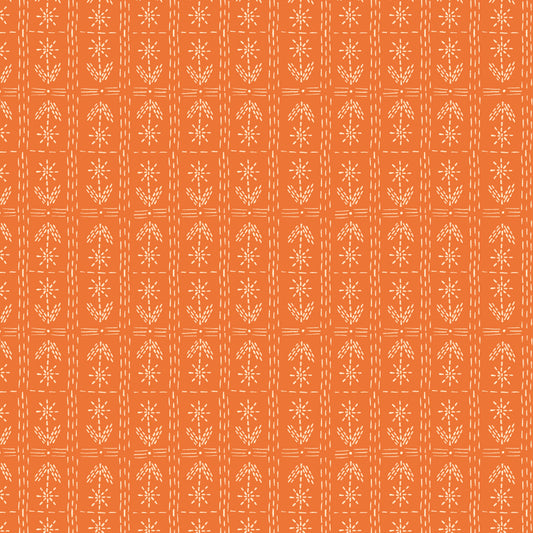 Knit Sweater in Orange by Cloud 9 Fabrics