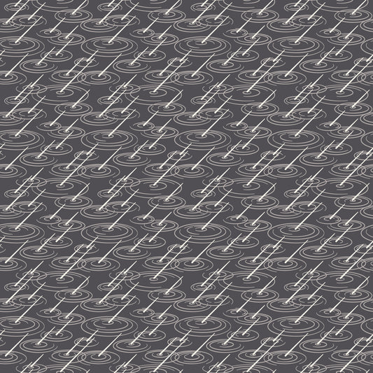 Splish Splash in Dark Grey from Cloud 9 Fabrics