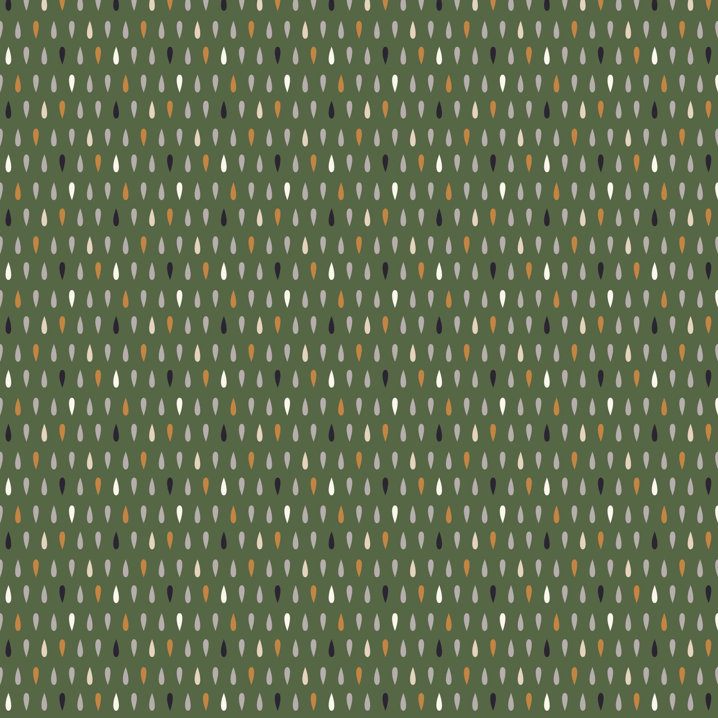 Raindrops in Green from Cloud 9 Fabrics