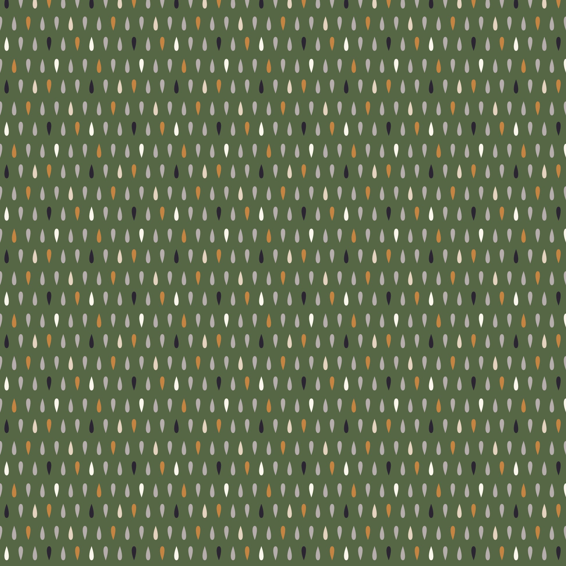 Raindrops in Green from Cloud 9 Fabrics