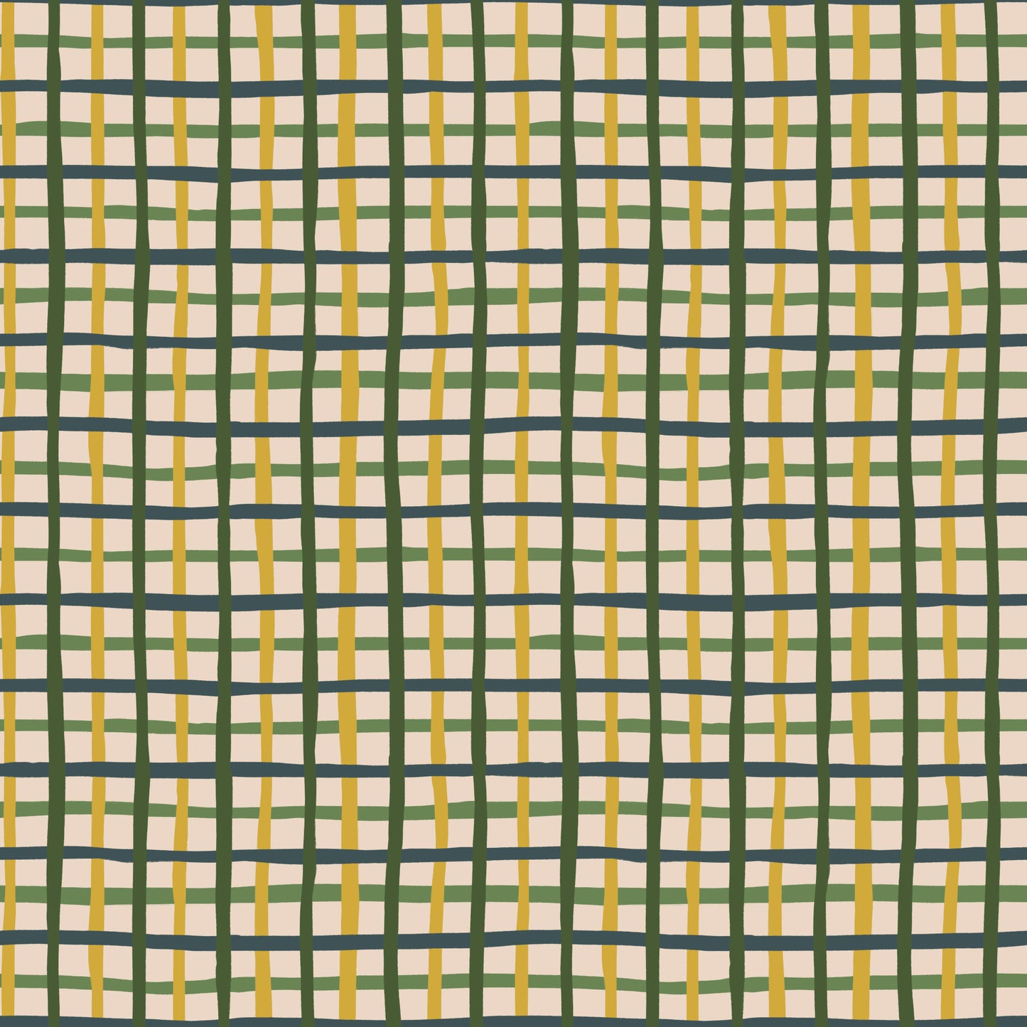 Pep Rally Plaid in Green and Gold