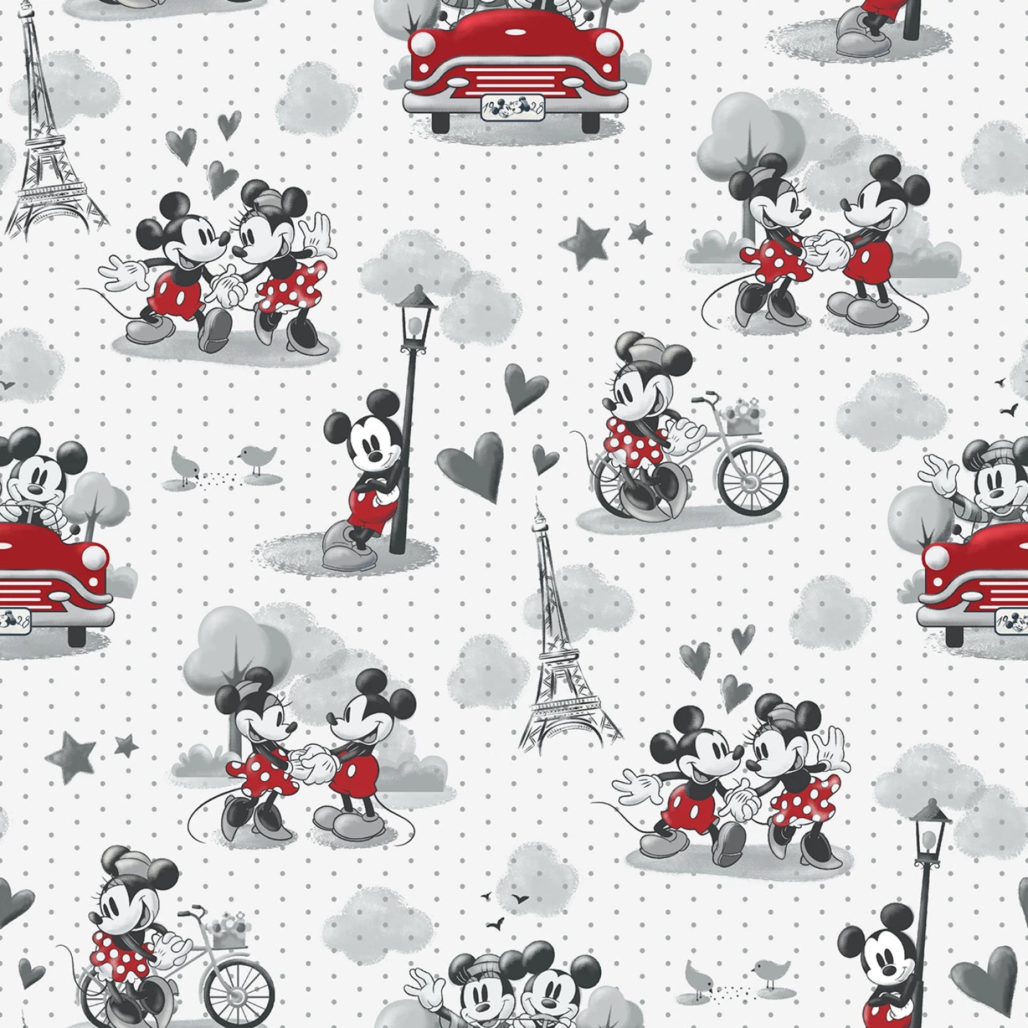 Mickey and Minnie in Paris