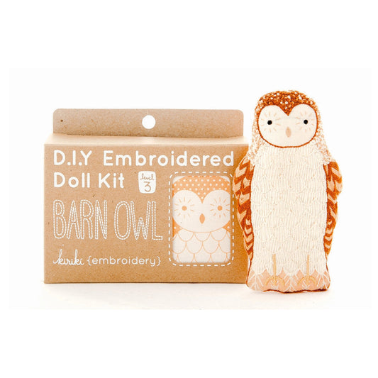 Barn Owl Doll Kit in package
