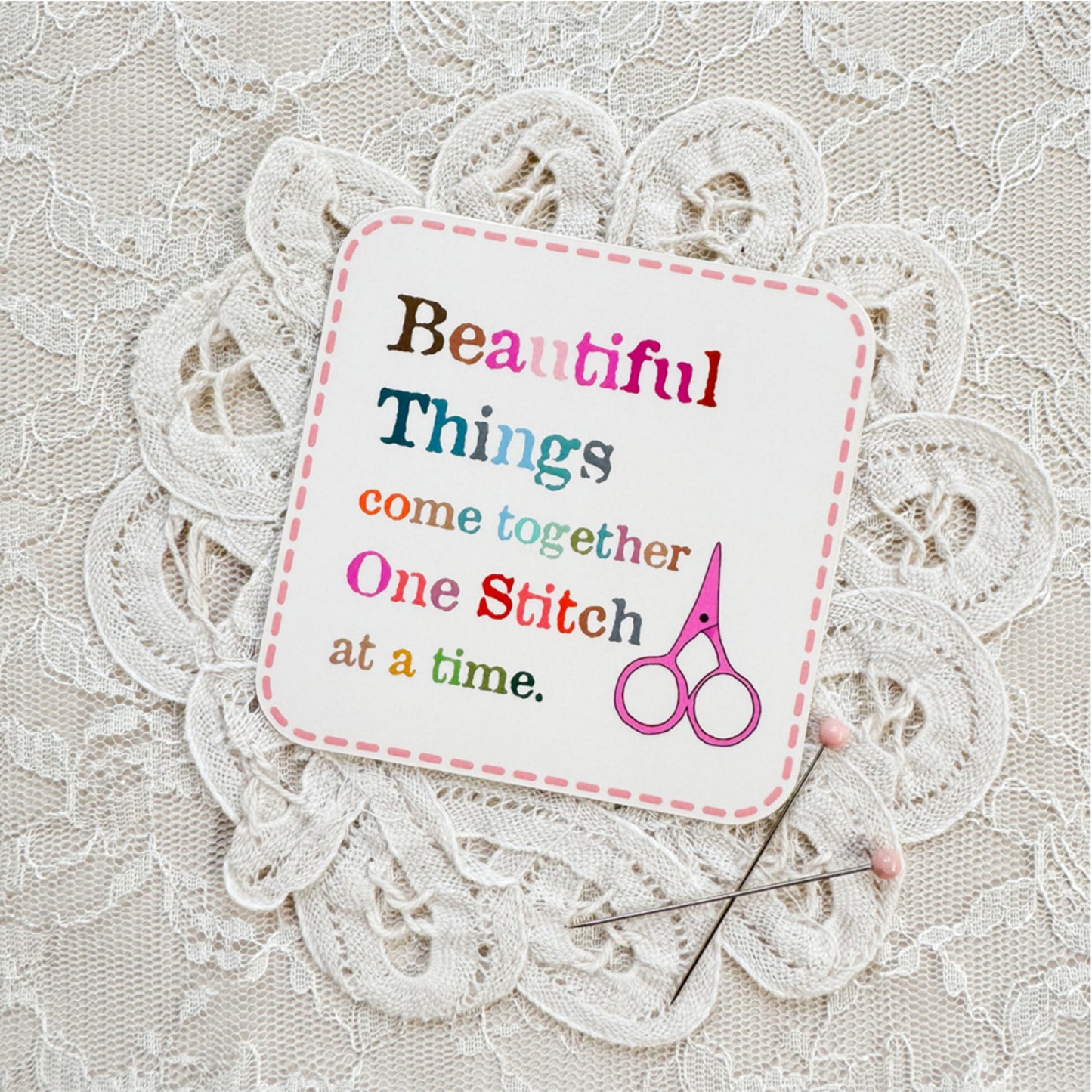 One Stitch Sticker from Minki Kim