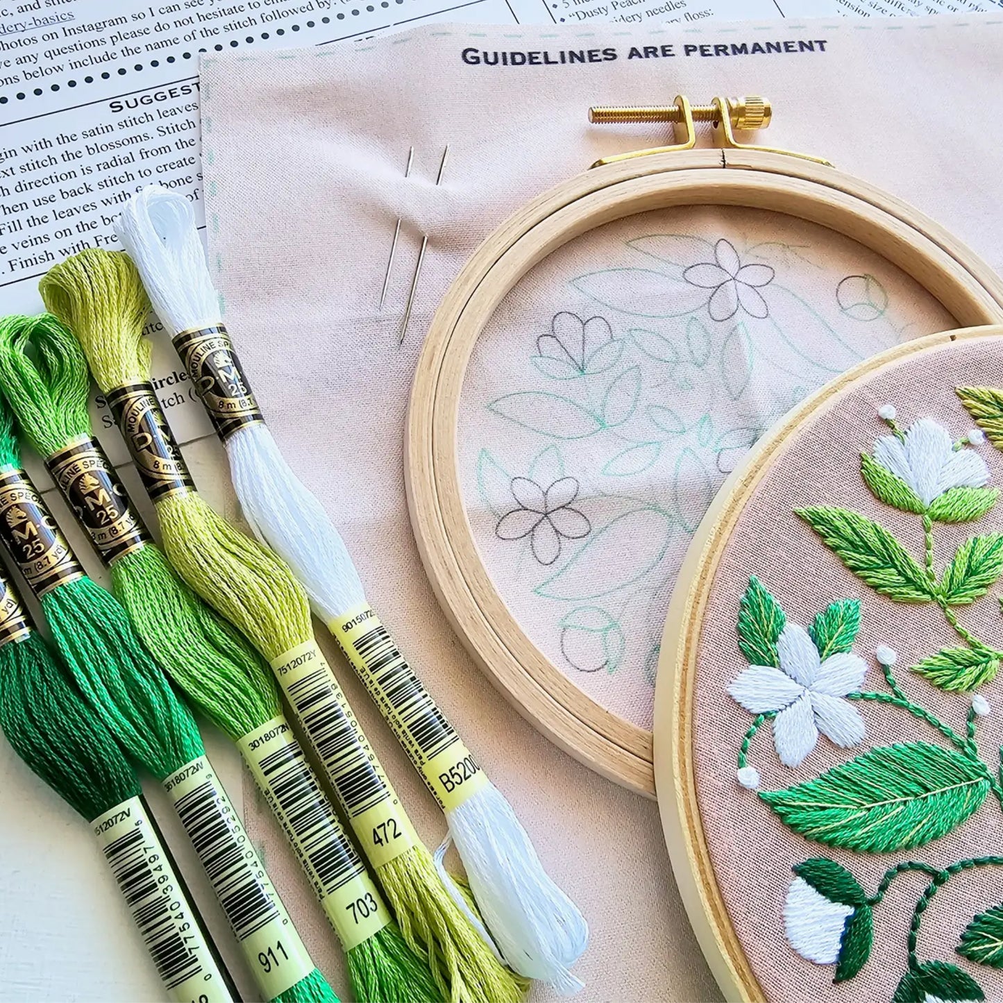 Blissful Blooms Embroidery Kit