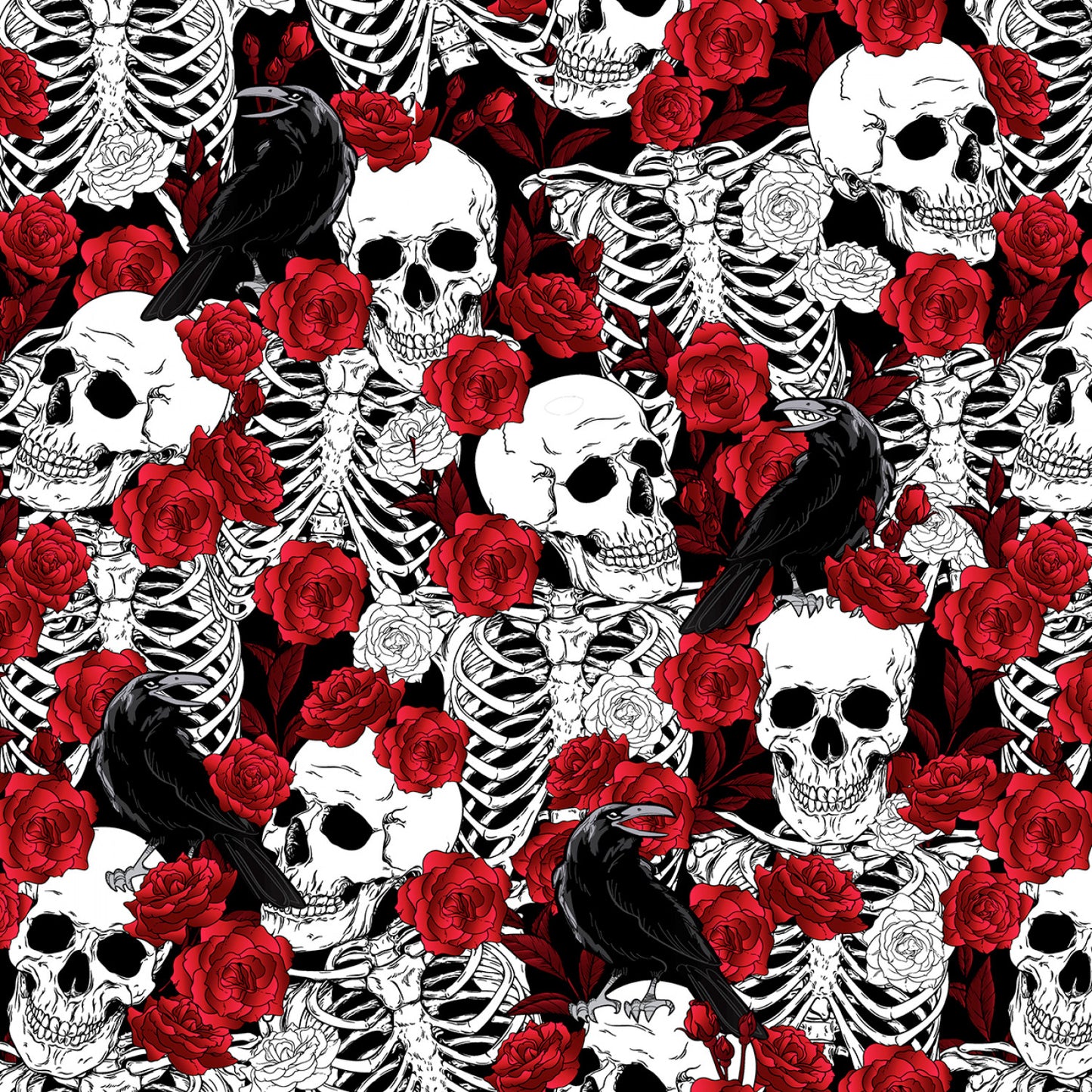 Bones and Roses from Fabric Traditions