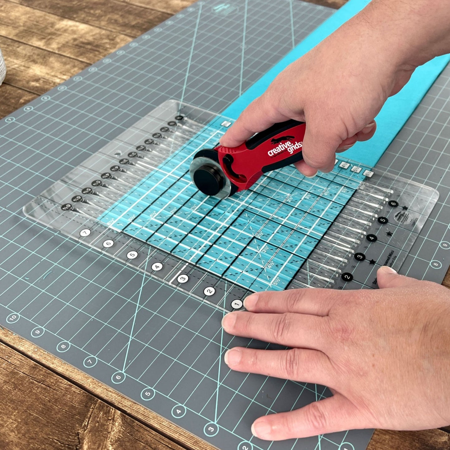 Creative Grids cutting mat in use