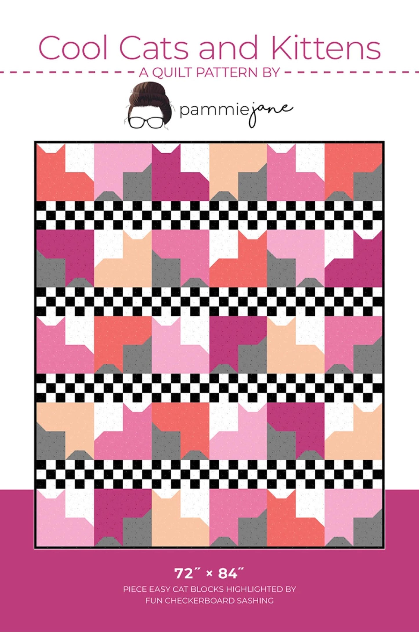 Cool Cats and Kittens Quilt Pattern from Pammie Jane