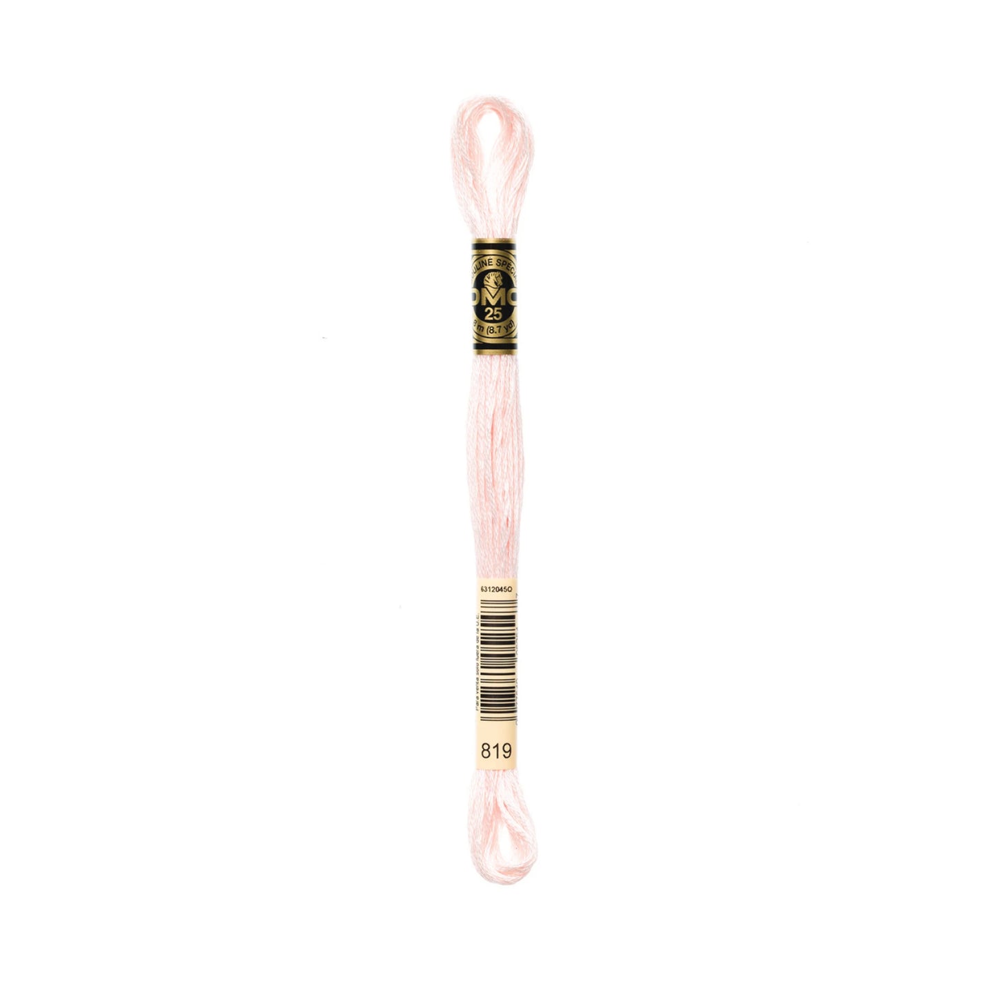 Light Baby Pink 819 Six Strand Embroidery Floss from DMC