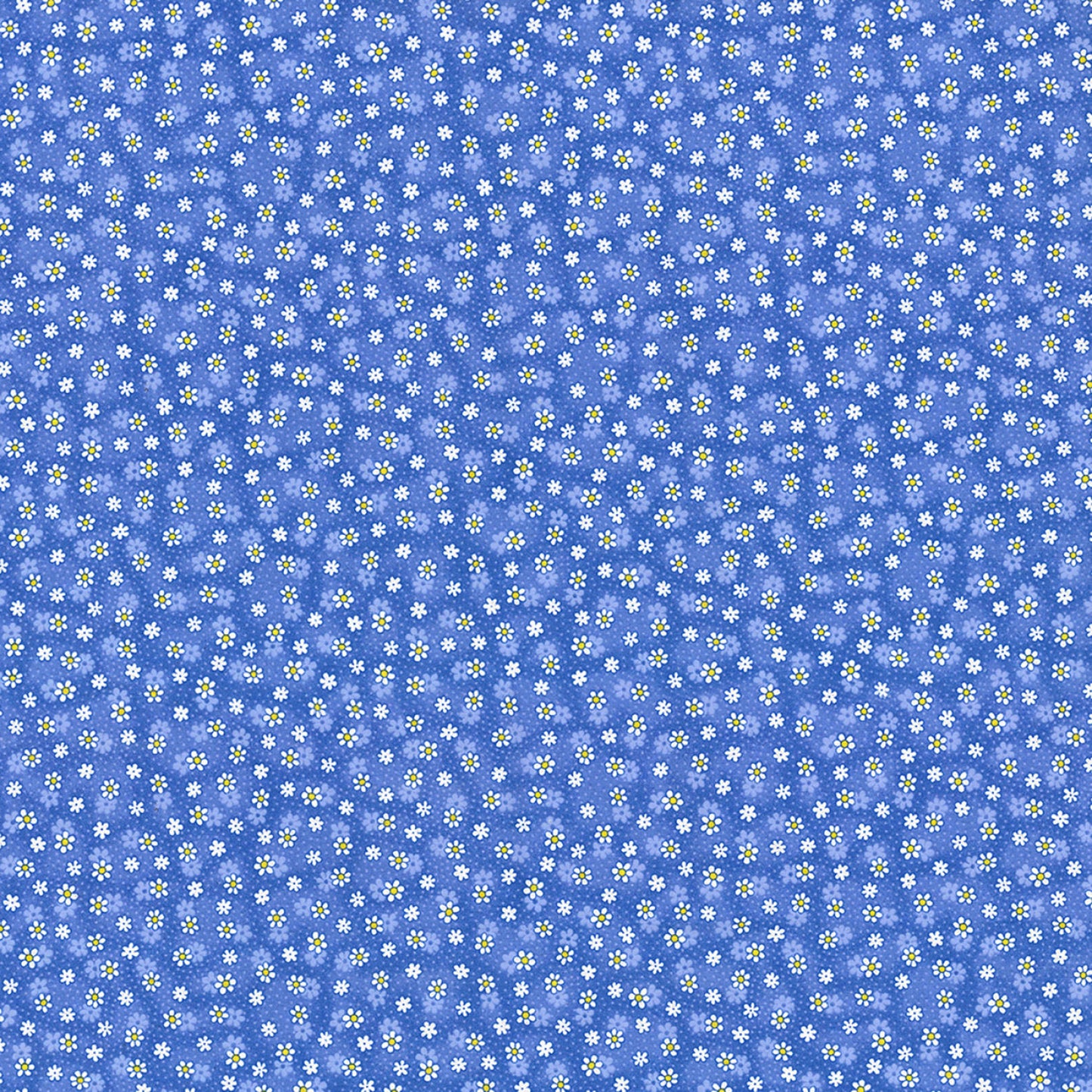 Daisy Delight Periwinkle from Fabric Traditions