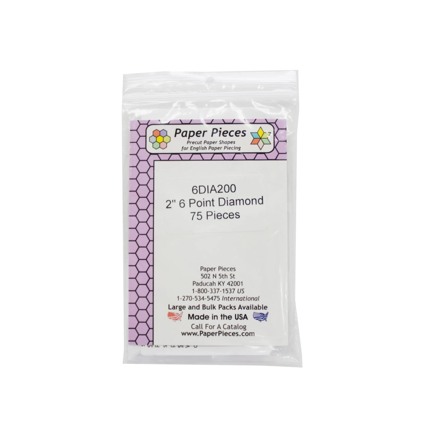 2 inch EPP diamond templates