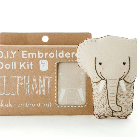 Elephant Doll Kit in package