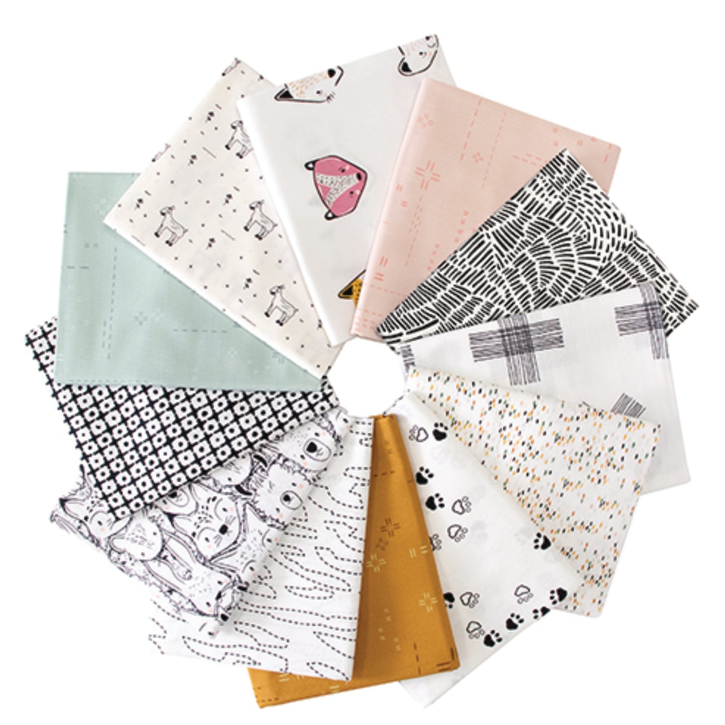Bundle Up, Furry Friends Edition Fat Quarter Bundle from Art Gallery Fabrics