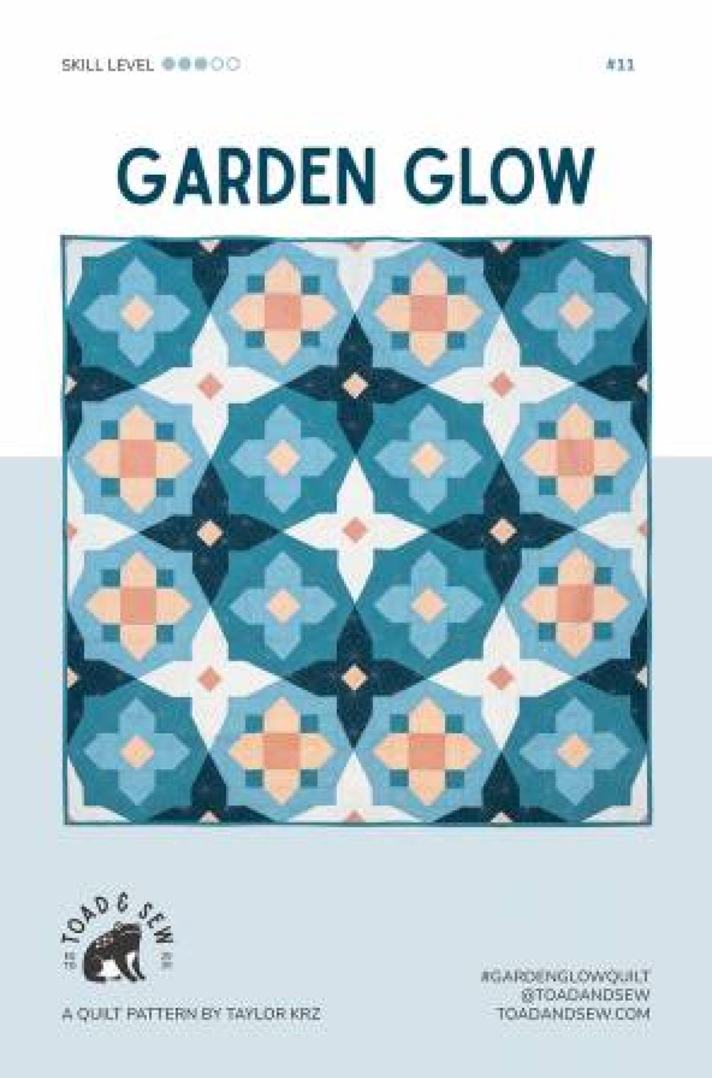 Garden Glow Quilt Pattern from Toad and Sew