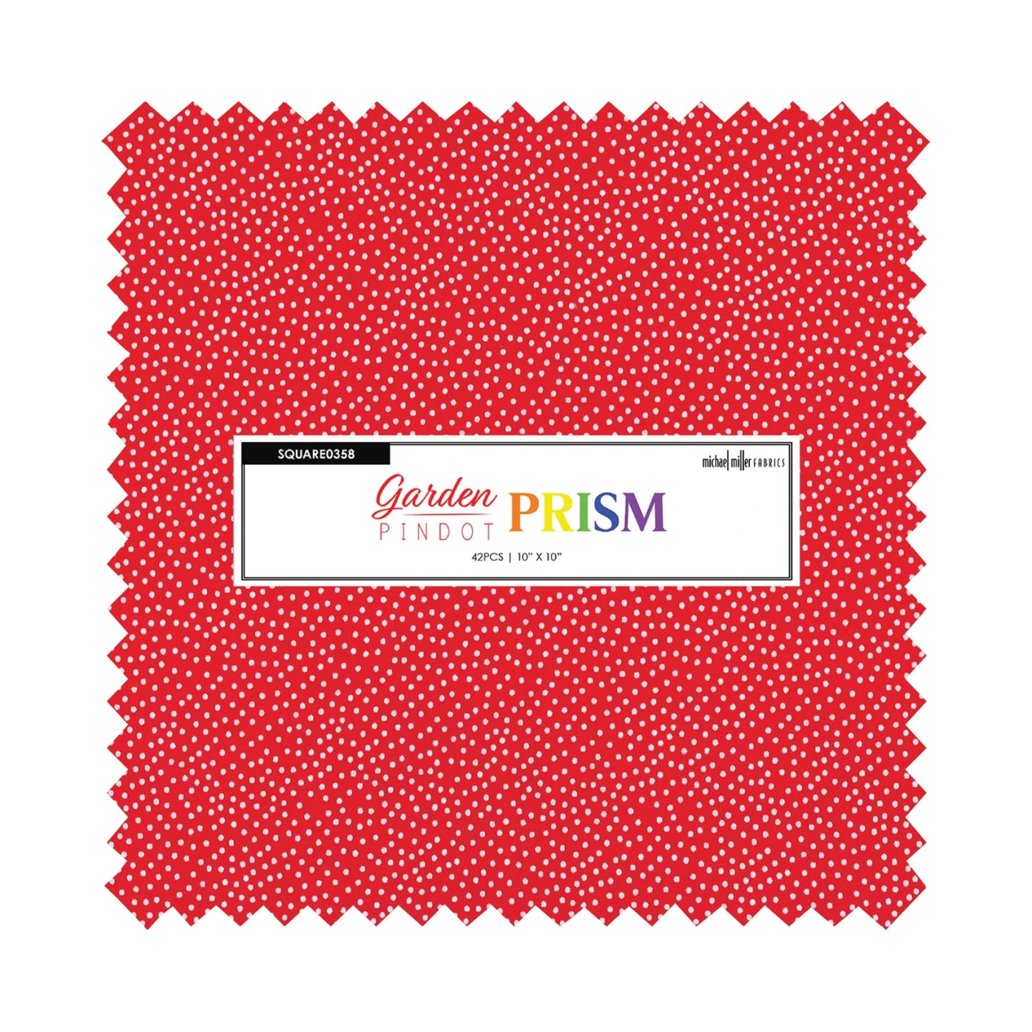 Garden Pindot Prism, 10 inch Squares, 42 pieces