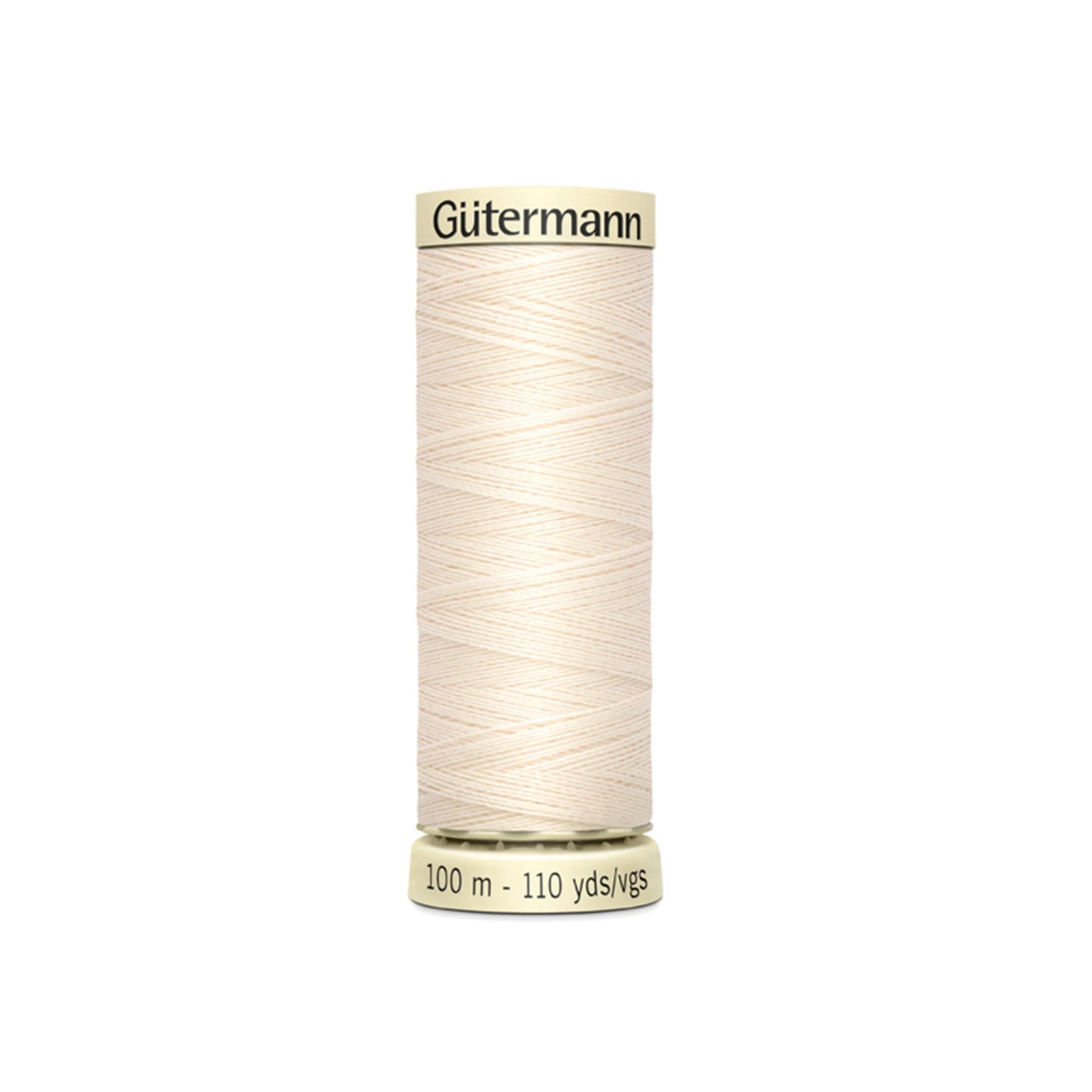 Gutermann thread spool on a white background