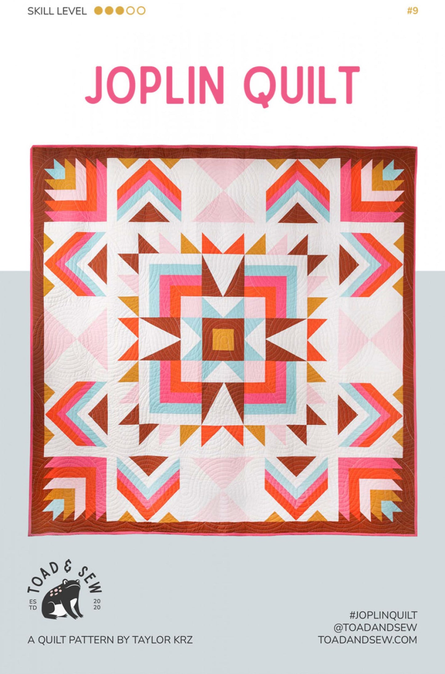 Joplin Quilt Pattern by Toad and Sew