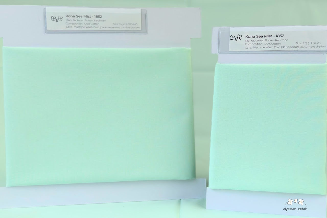Kona Cotton Solids Sea Mist Precuts