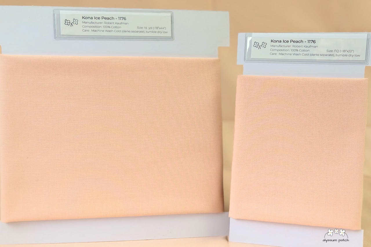 Kona Cotton Solids Ice Peach Precuts