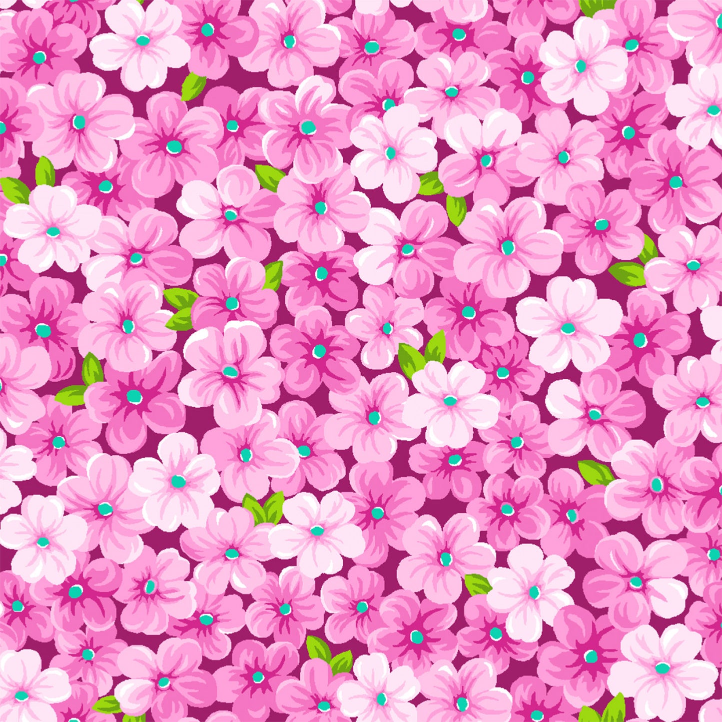 Mia Ditzy Floral Pink from Fabric Traditions