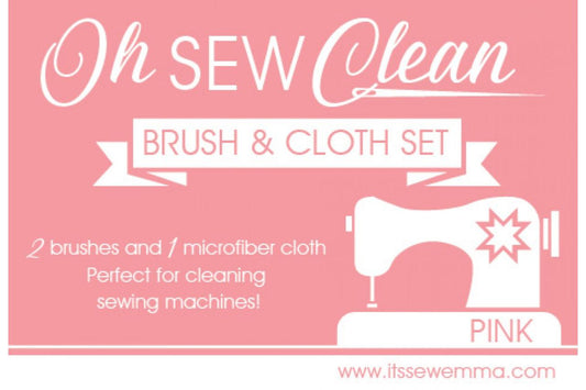 Cover of Oh Sew Clean Brush and Cloth Case