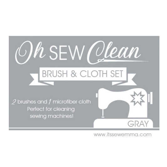 case cover of Oh Sew Clean Brush & Cloth Set