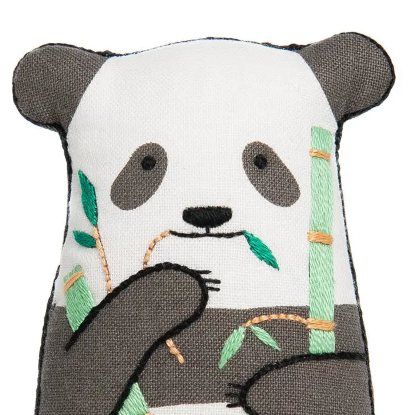 Panda DIY Embroidered Doll Kit from Kiriki