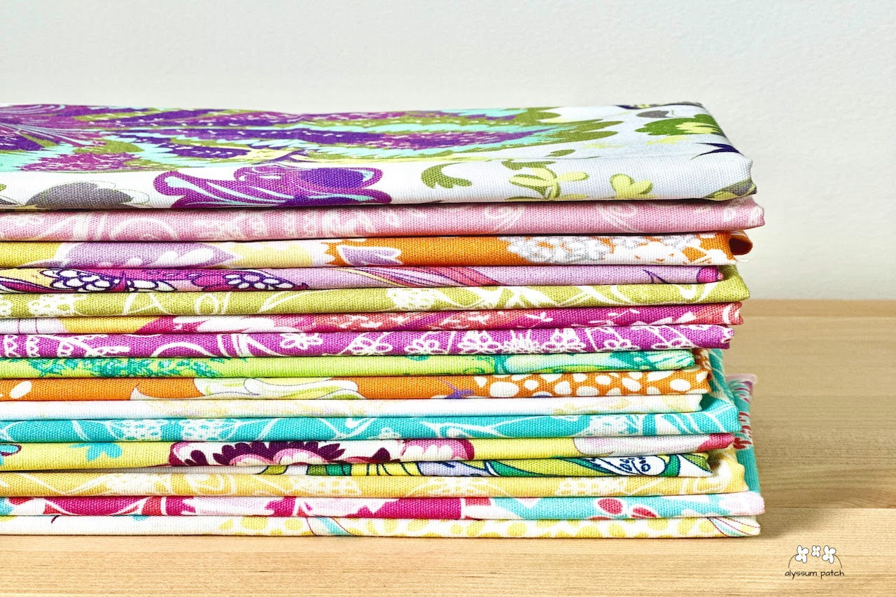 Pernilla's Eden Fat Quarter Bundle by RB Studios stacked