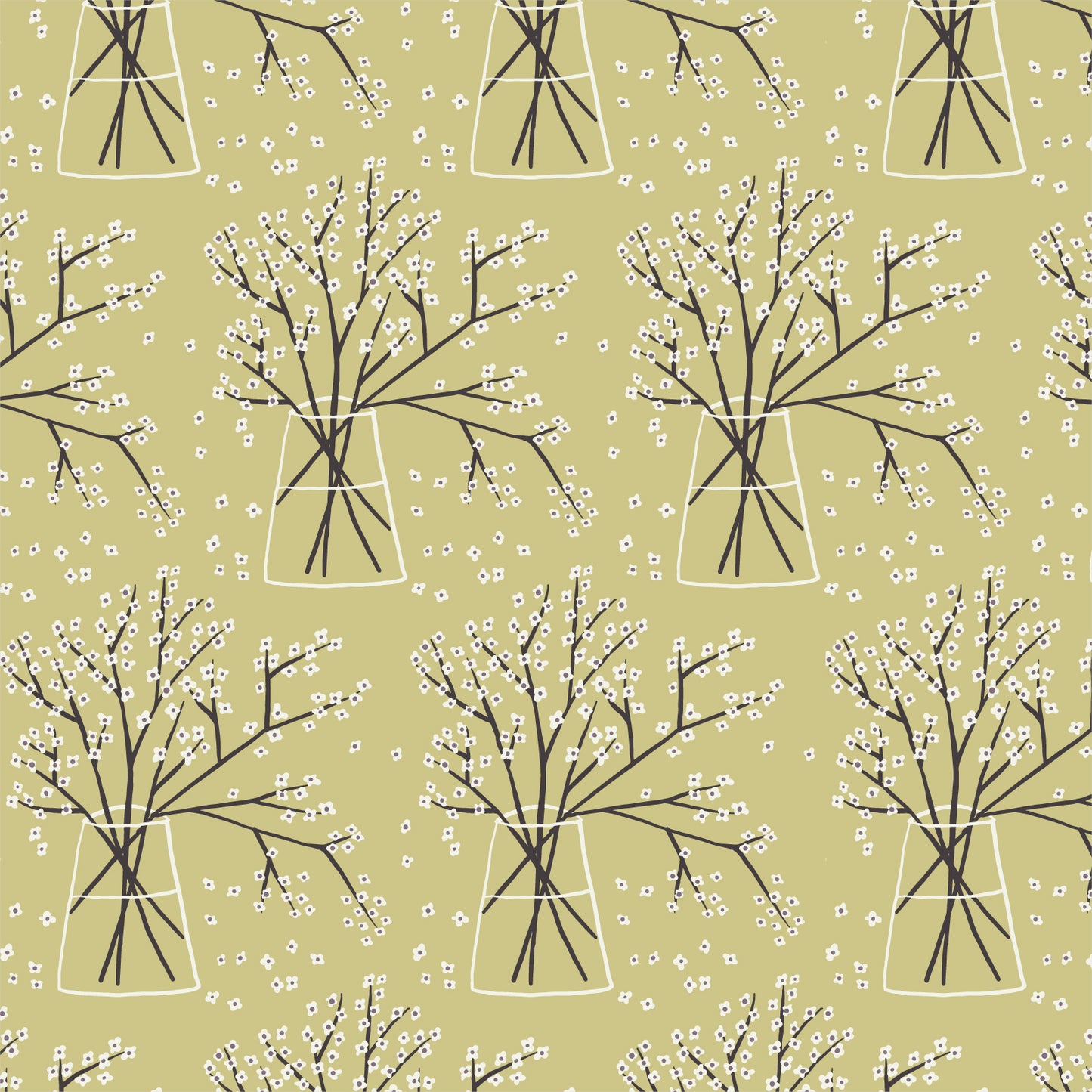 Branches Fabric Swatch from Cloud 9