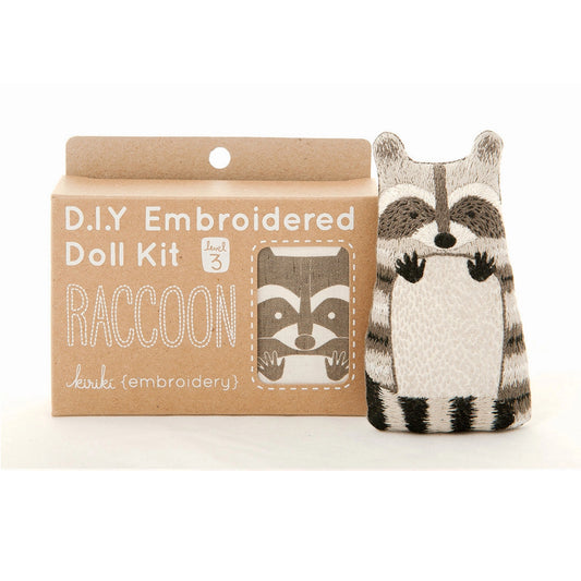 Raccoon Doll Kit in package