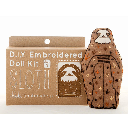 Sloth Doll Kit in package