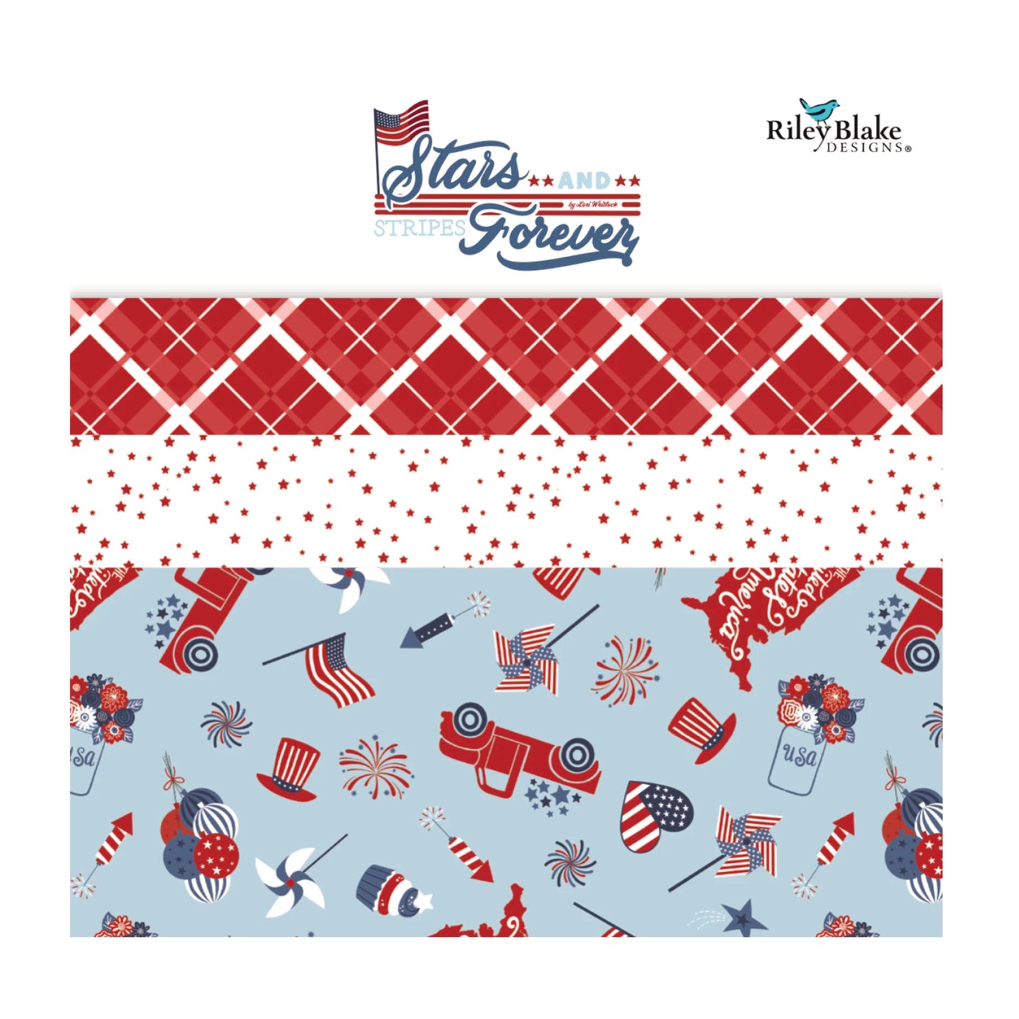 Stars and Stripes Fabric Bundle from Riley Blake Designs