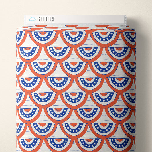 Red, White and Bunting on the bolt