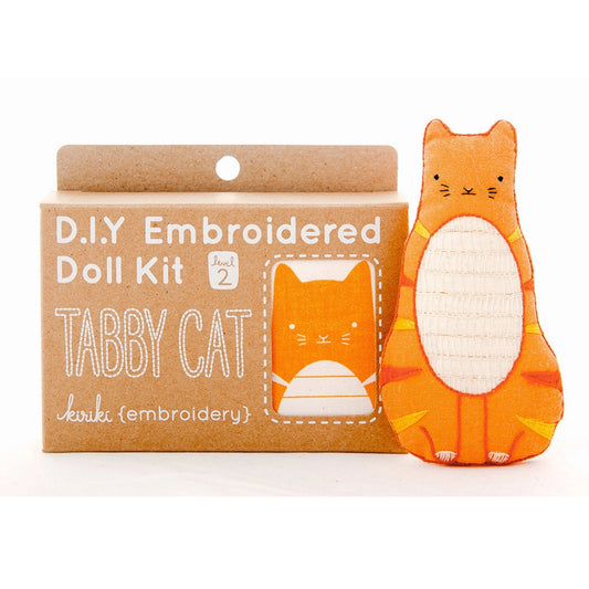 Tabby Cat Doll Kit in package