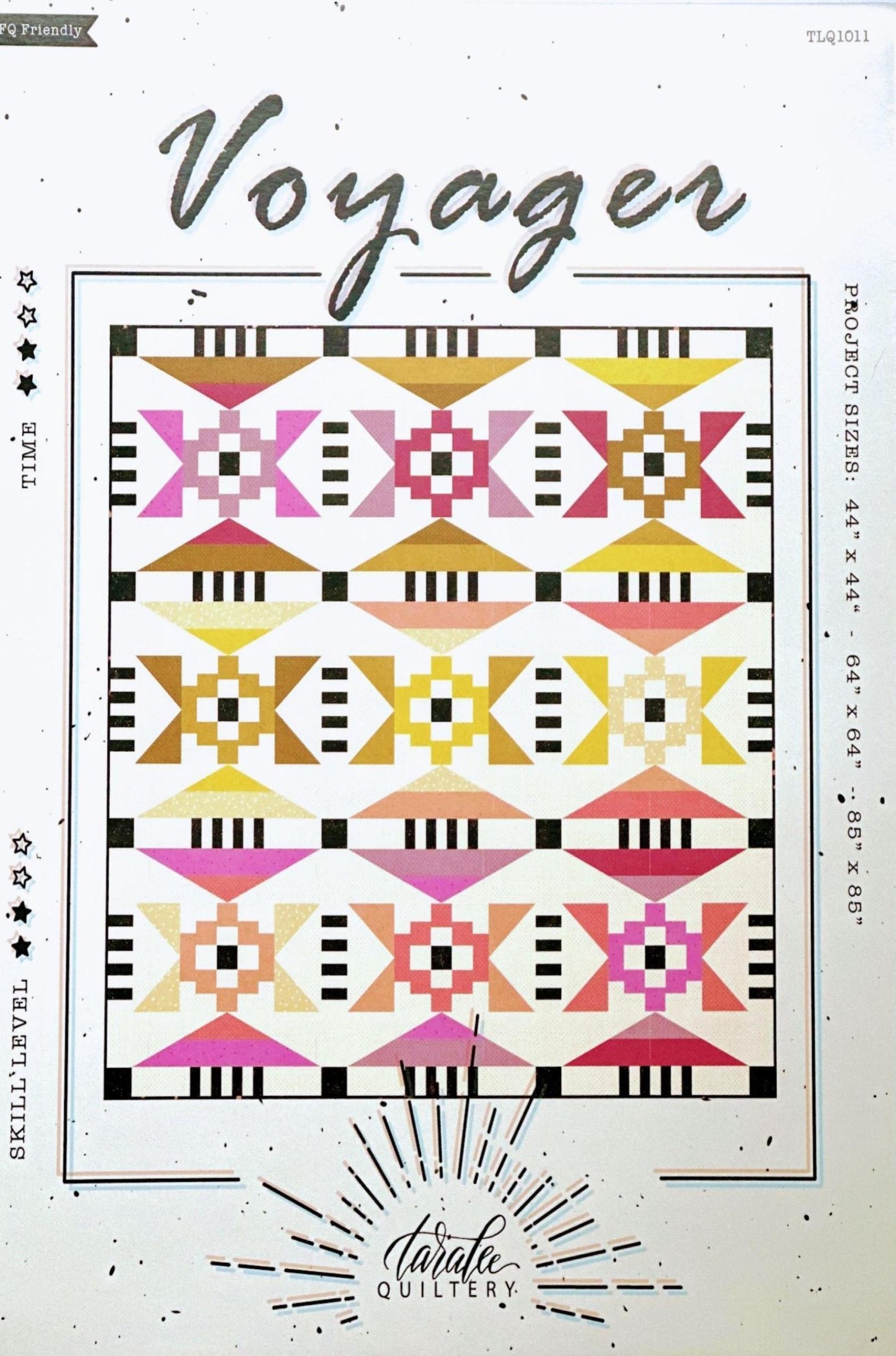 Voyager Quilt Pattern by Taralee Quiltery front cover