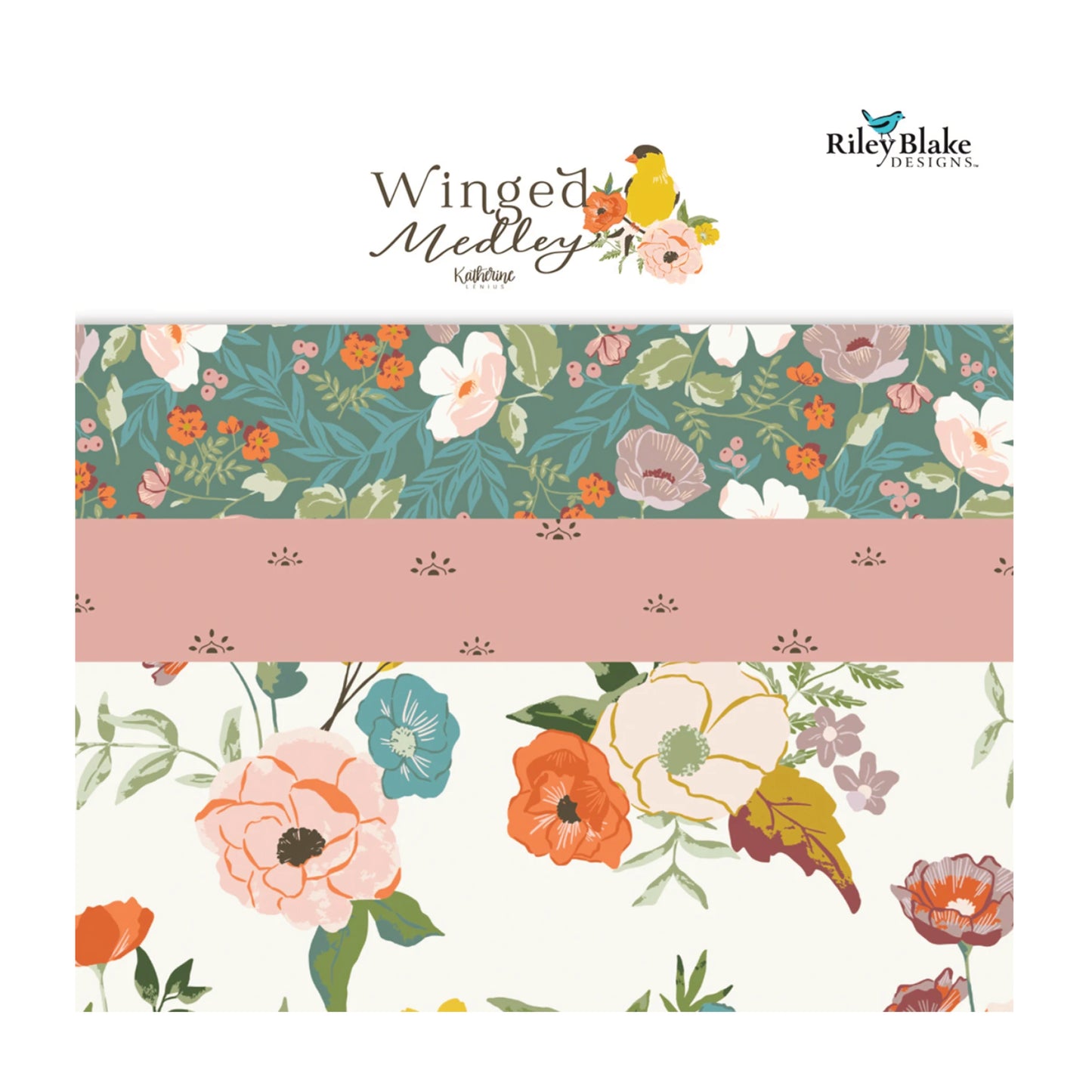 Winged Medley fat quarter bundle from Riley Blake