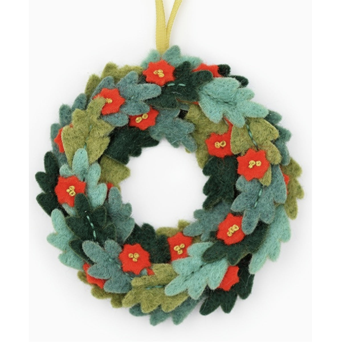 Hand Stitching Workshop - Felt Wreath Ornament