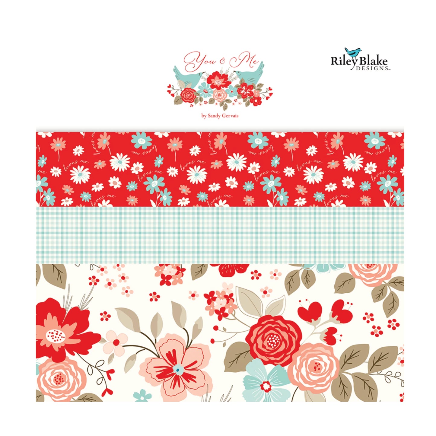 You and Me Fat Quarter Bundle from Riley Blake