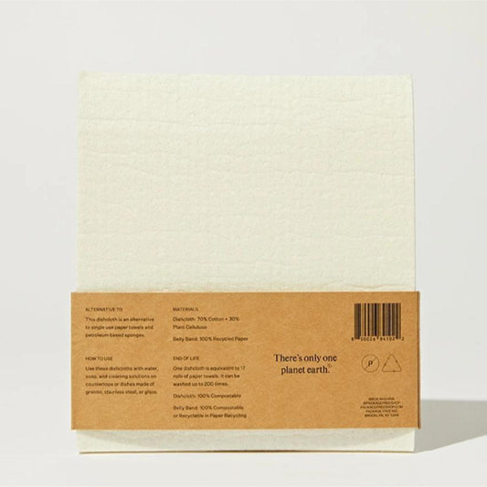 back of Package Free Swedish Dishcloth, 3 count