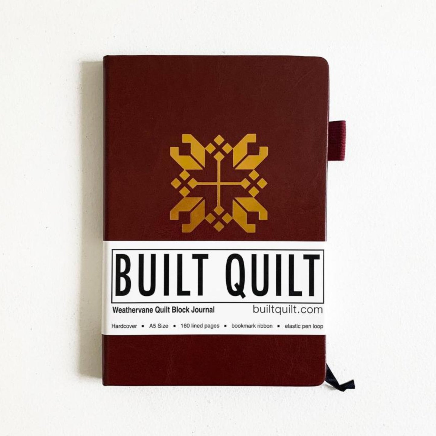 Weathervane Quilt Block Journal by Built Quilt in package