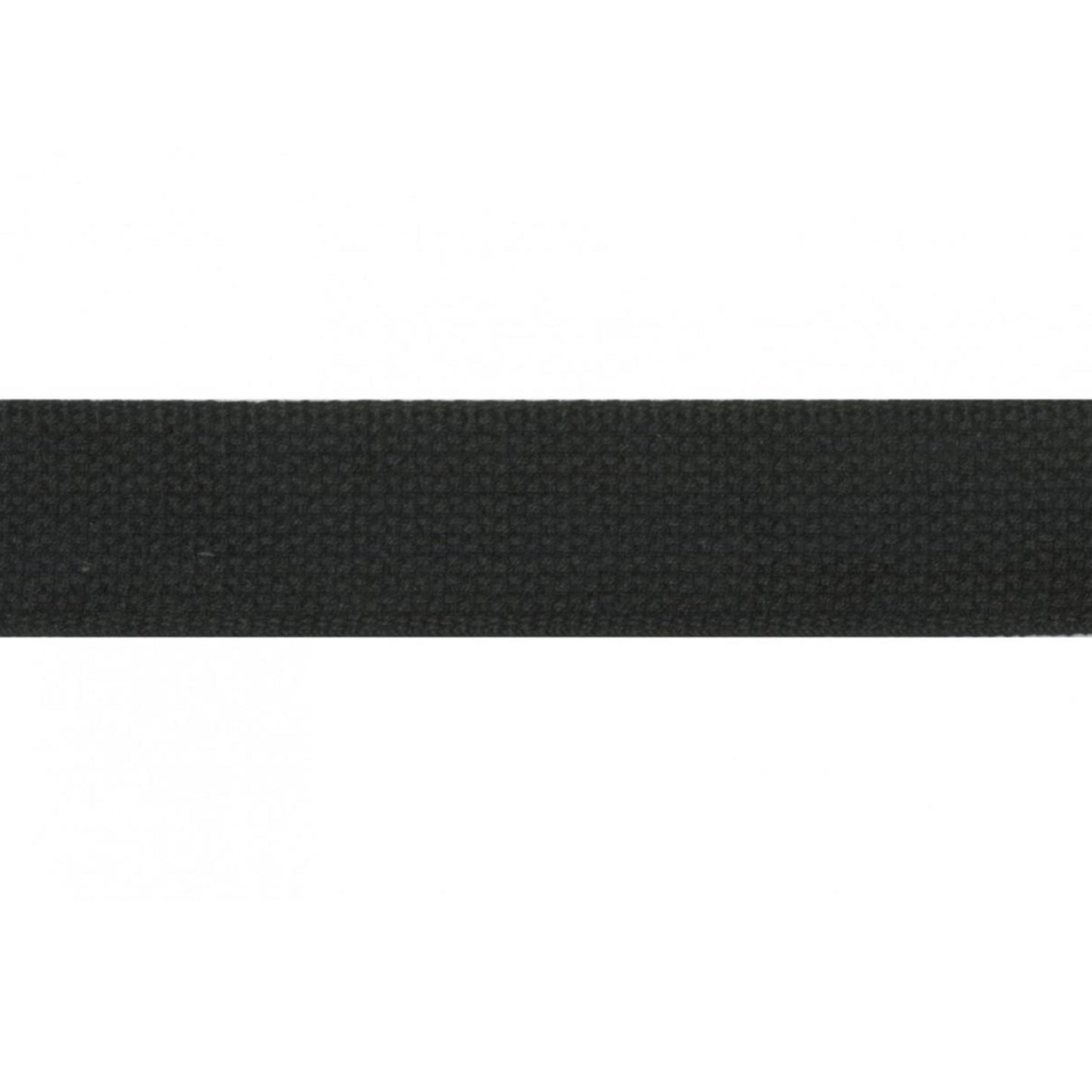 Cotton Webbing by the yard, black