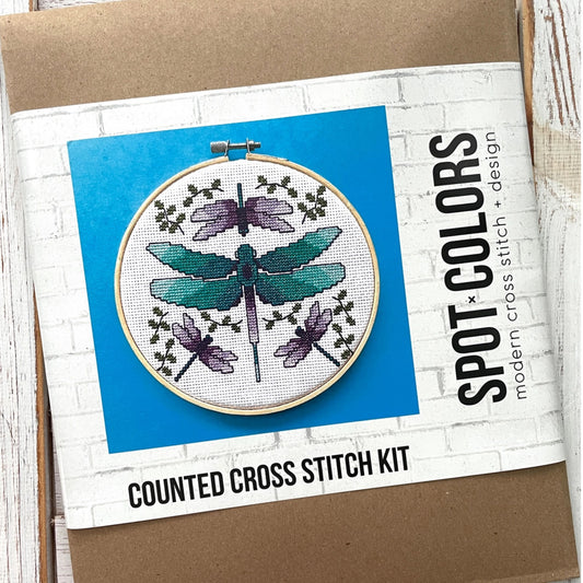 Dragonflies Cross Stitch Kit package